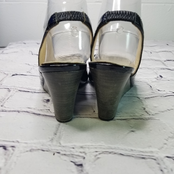 Coach Cassidy patent leather wedge slingback - Picture 8 of 13